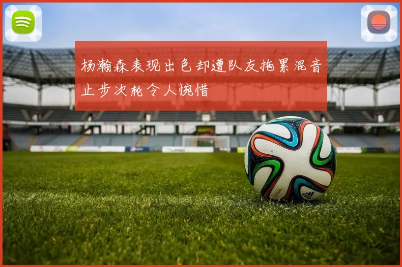 杨瀚森表现出色却遭队友拖累混音止步次轮令人惋惜