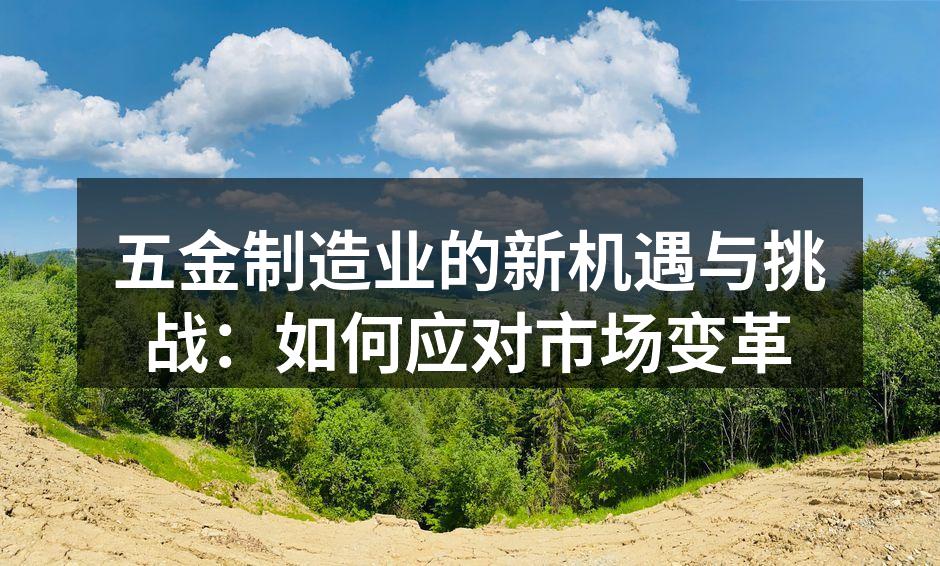 五金制造业的新机遇与挑战：如何应对市场变